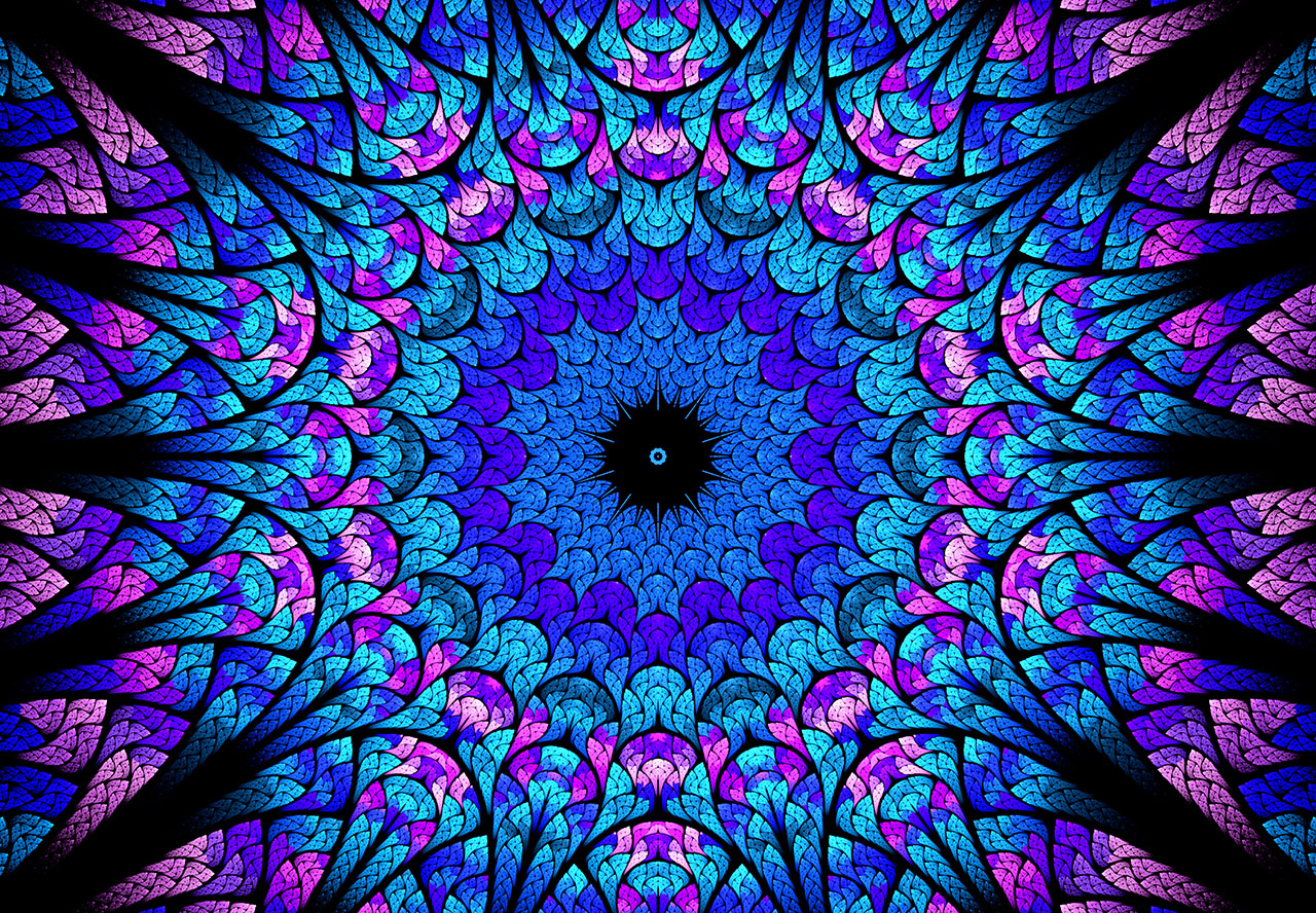 Oriental kaleidoscope fractal